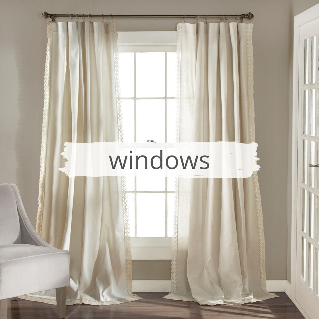 Neutral Window Curtain Panels 