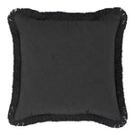 3 Christmas Trees Black Woven Pillow 12x12