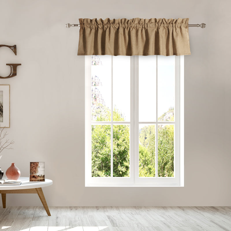 Burlap Window