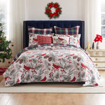 Cardinal Plaid Quilt Set