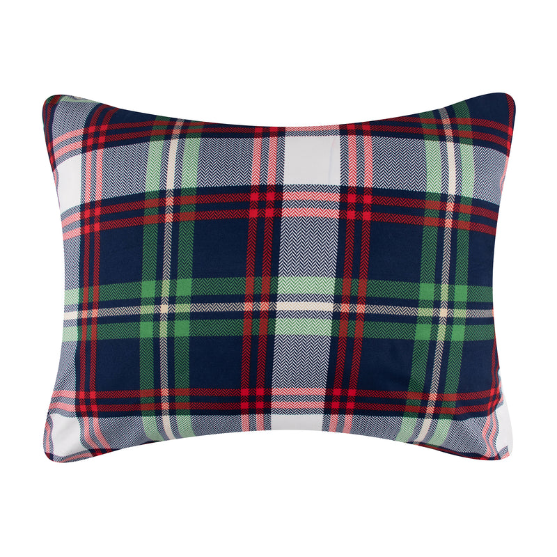 Cardinal Plaid Sham