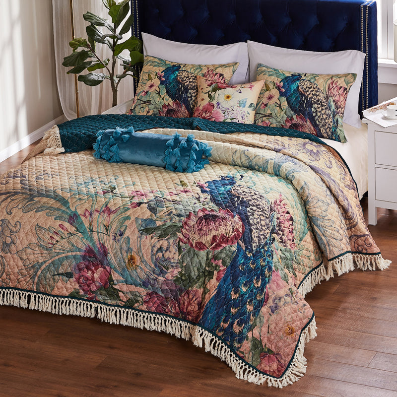 Eden Peacock Quilt Set