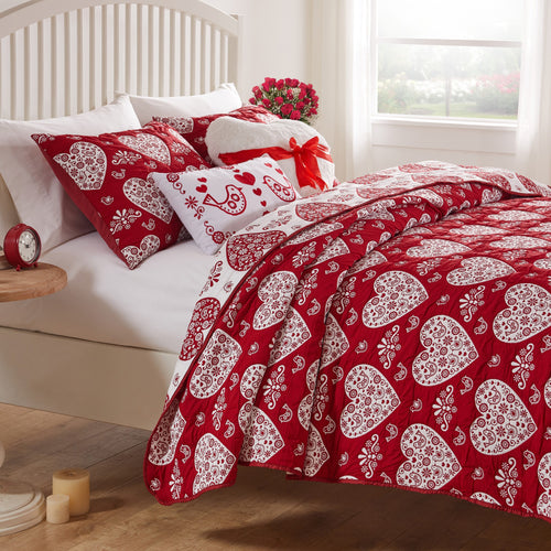 Lovebirds Coverlet Set