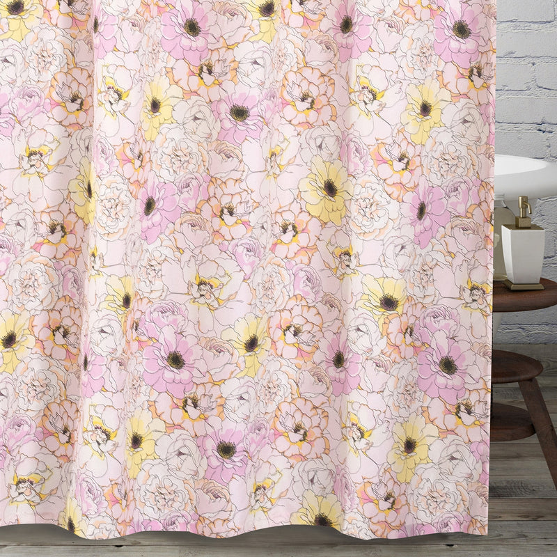 Misty Bloom Shower Curtain