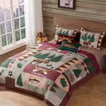 Moose Lodge Quilt Set