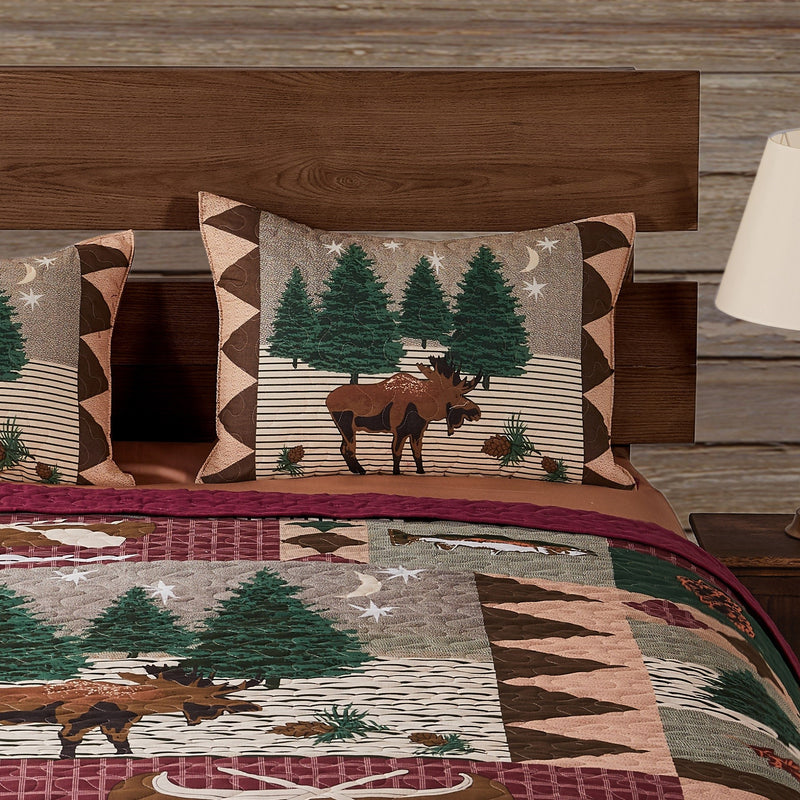 Moose Lodge Quilt Set