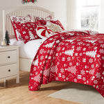 Peppermint Party Coverlet Set