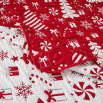 Peppermint Party Coverlet Set