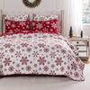 Snowflakes Coverlet Set