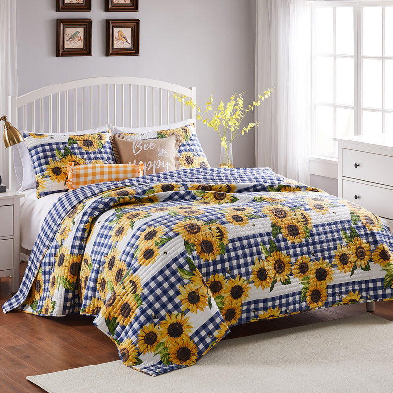 Sunflower Quilt Set