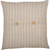Grace Ticking Stripe Pillow 18x18