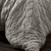 Ravello Pintuck Comforter Gray 5Pc Set Full/Queen