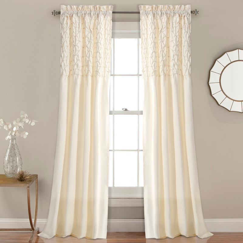 Bayview Window Curtain Ivory Set 54x84+2