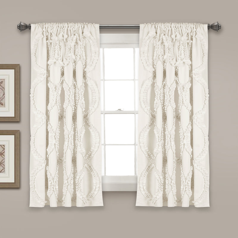Avon Window Curtain White Single 54x63