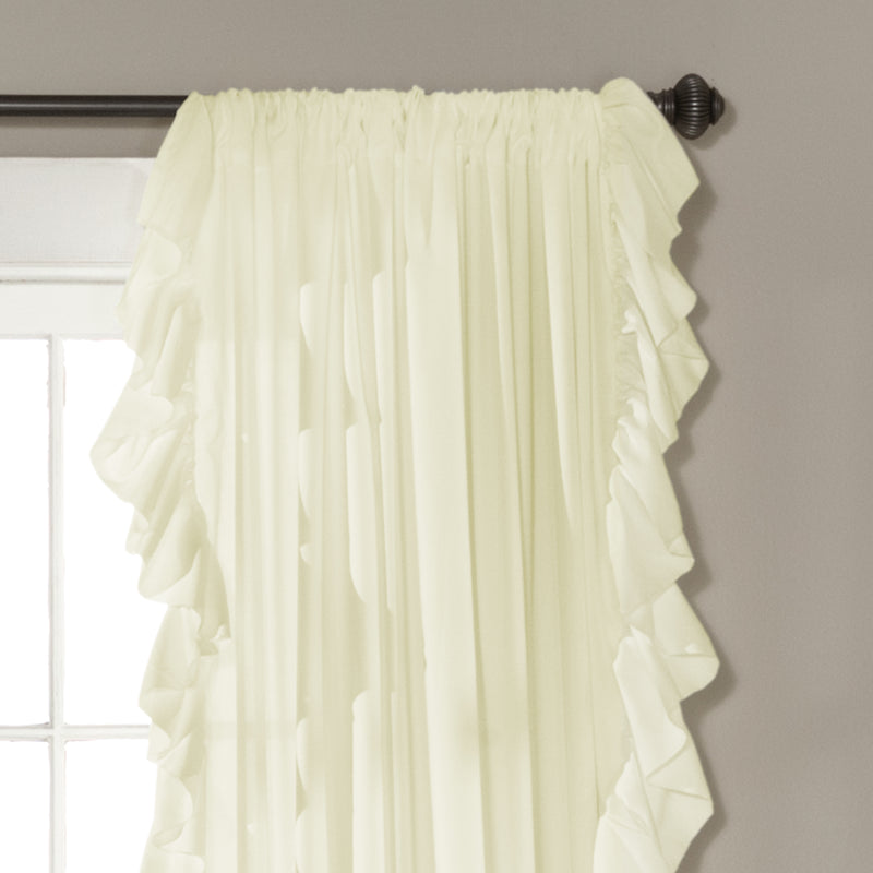Reyna Window Curtain Ivory Set 54x95