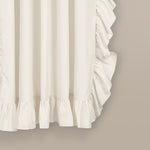Reyna Window Curtain Panels White 54x108 Set