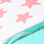 Mermaid Ruffle Comforter Pink/Purple 2Pc Set Twin
