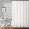 Reyna Shower Curtain White  72x72