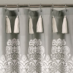 Boho Medallion Shower Curtain Gray 72x72