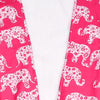 Elephant Parade Mermaid Shape Sherpa Throw Pink Single 30x75