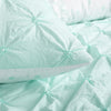 Ravello Pintuck Comforter Light Aqua 5Pc Set Full/Queen