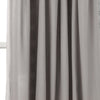 Lydia Ruffle Window Curtain Panels Gray Set 40x84