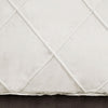 Diamond Pom Pom Comforter White 3Pc Set Full/Queen