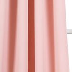 Lush D�cor Insulated Grommet Blackout Curtain Panels Pink Pair Set 52x84