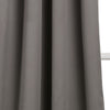 Lush D�cor Insulated Grommet Blackout Curtain Panels Dark Gray Pair Set 52x84