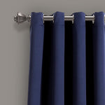 Lush D�cor Insulated Grommet Blackout Curtain Panels Light Gray Pair Set 52x63