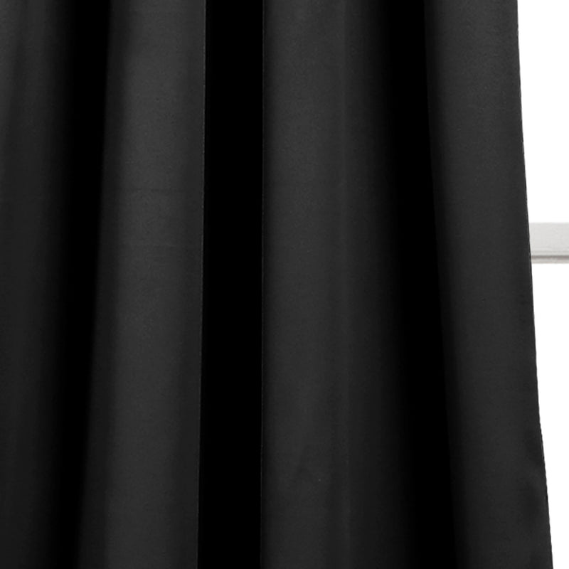 Lush D�cor Insulated Grommet Blackout Curtain Panels Blue Pair Set 52x84