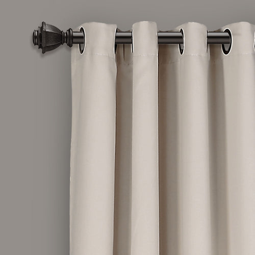 Lush D�cor Insulated Grommet Blackout Window Curtain Panels Sage Set 52X108
