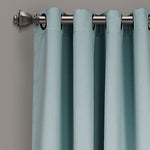 Lush D�cor Insulated Grommet Blackout Window Curtain Panels Dark Gray Set 52X120