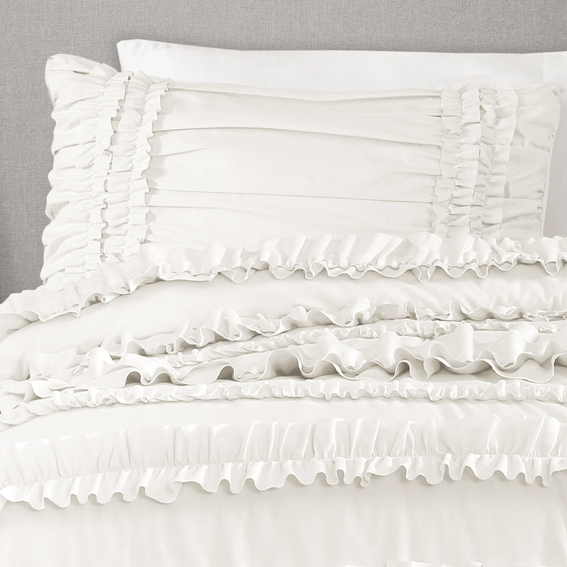 Belle Comforter White 3Pc Set Twin XL
