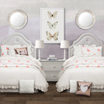 Reyna Comforter White 2Pc Set Twin XL