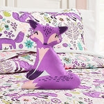 Pixie Fox Quilt Purple/Pink 3Pc Set Twin
