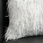 Luca Decorative Pillow White Single 18x18