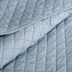 Ava Diamond Oversized Cotton Quilt Blush 3Pc Set Full/Queen