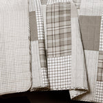 Greenville Quilt Taupe 3Pc Set Full/Queen