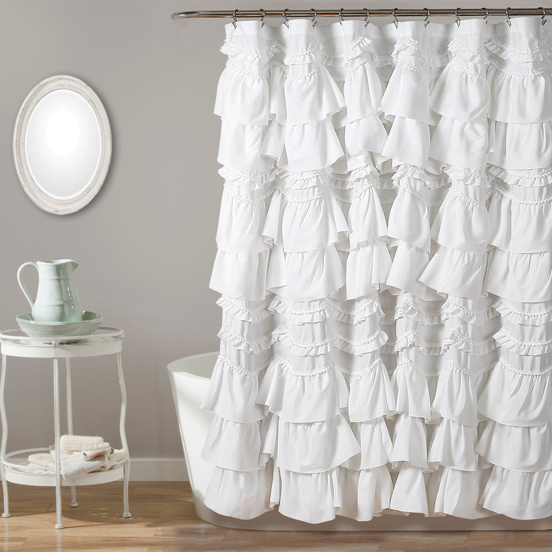 Kemmy Shower Curtain White 72X72
