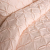 Ravello Pintuck Comforter Blush 5Pc Set Full/Queen