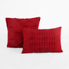 Ravello Pintuck Comforter Red 5Pc Set King