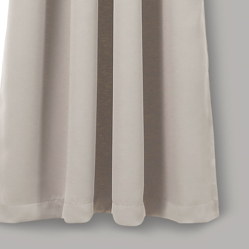 Lush D�cor Insulated Grommet Blackout Curtain Panels Wheat Pair Set 52x63