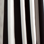 Wilbur Stripe Room Darkening Window Curtain Panels Black 52X95 Set