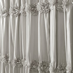 Darla Shower Curtain Light Gray 72X72
