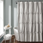 Darla Shower Curtain Light Gray 72X72