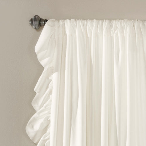 Reyna Window Curtain Panels White 54x120 Set