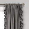 Reyna Window Curtain Panels Gray 54x84 Set