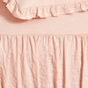 Ruffle Skirt Bedspread Blush 3Pc Set King
