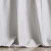 Ticking Stripe Bedspread Gray 2Pc Set Twin